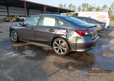 2025 Honda Civic Hybrid Sport/Sport Touring z USA, uszkodzony, nr VIN 2HGFE4F85SH341104